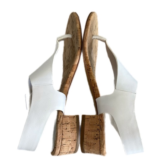 Michael Kors London Thong Sandals leather T Strap Slingback - Picture 6 of 11